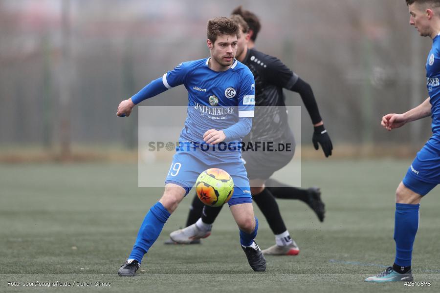 Erik Schnell-Kretschmer, Sepp-Endres-Sportanlage, Würzburg, 29.01.2022, BFV, sport, action, Fussball, Januar 2022, Saison 2021/2022, Landesfreundschaftsspiele, Verbandsliga Würrtemberg, Bayernliga Nord, FSV, WFV, FSV Hollenbach, Würzburger FV - Bild-ID: 2316898