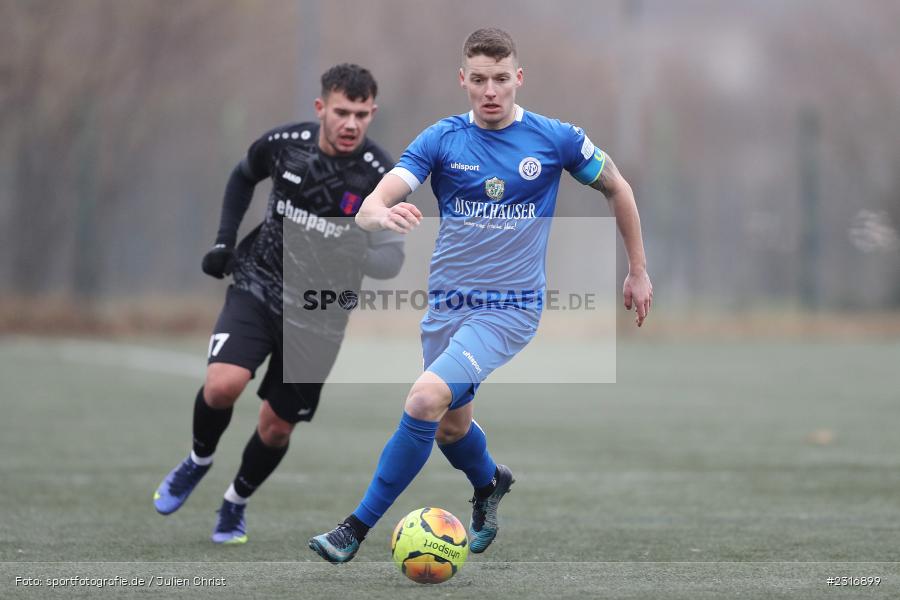 Dennie Michel, Sepp-Endres-Sportanlage, Würzburg, 29.01.2022, BFV, sport, action, Fussball, Januar 2022, Saison 2021/2022, Landesfreundschaftsspiele, Verbandsliga Würrtemberg, Bayernliga Nord, FSV, WFV, FSV Hollenbach, Würzburger FV - Bild-ID: 2316899