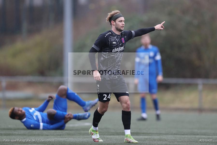 Noah Krieger, Sepp-Endres-Sportanlage, Würzburg, 29.01.2022, BFV, sport, action, Fussball, Januar 2022, Saison 2021/2022, Landesfreundschaftsspiele, Verbandsliga Würrtemberg, Bayernliga Nord, FSV, WFV, FSV Hollenbach, Würzburger FV - Bild-ID: 2316907