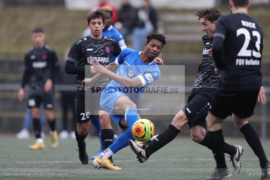 Essa Ganes, Sepp-Endres-Sportanlage, Würzburg, 29.01.2022, BFV, sport, action, Fussball, Januar 2022, Saison 2021/2022, Landesfreundschaftsspiele, Verbandsliga Würrtemberg, Bayernliga Nord, FSV, WFV, FSV Hollenbach, Würzburger FV - Bild-ID: 2316913