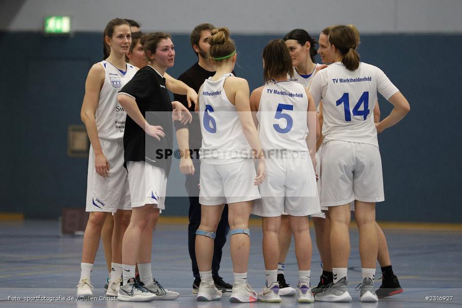Mannschaftskreis, Hans-Wilhelm-Renkhoff-Halle, Marktheidenfeld, 29.01.2022, DBB, sport, action, Januar 2022, Saison 2021/2022, HRN, RLD, Regionalliga Damen HR-Nord, Basketball, Regionalliga, BG Litzendorf, TV Marktheidenfeld - Bild-ID: 2316927