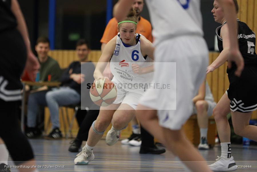 Vanessa Gorr, Hans-Wilhelm-Renkhoff-Halle, Marktheidenfeld, 29.01.2022, DBB, sport, action, Januar 2022, Saison 2021/2022, HRN, RLD, Regionalliga Damen HR-Nord, Basketball, Regionalliga, BG Litzendorf, TV Marktheidenfeld - Bild-ID: 2316944