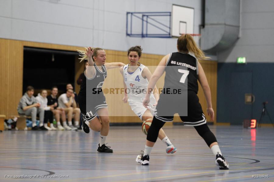 Eva Barthel, Hans-Wilhelm-Renkhoff-Halle, Marktheidenfeld, 29.01.2022, DBB, sport, action, Januar 2022, Saison 2021/2022, HRN, RLD, Regionalliga Damen HR-Nord, Basketball, Regionalliga, BG Litzendorf, TV Marktheidenfeld - Bild-ID: 2316965
