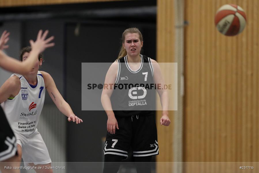 Franziska Hager, Hans-Wilhelm-Renkhoff-Halle, Marktheidenfeld, 29.01.2022, DBB, sport, action, Januar 2022, Saison 2021/2022, HRN, RLD, Regionalliga Damen HR-Nord, Basketball, Regionalliga, BG Litzendorf, TV Marktheidenfeld - Bild-ID: 2317116