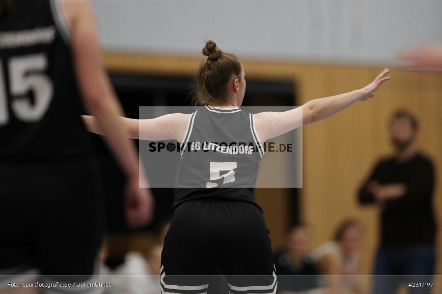 Annika Strohmer, Hans-Wilhelm-Renkhoff-Halle, Marktheidenfeld, 29.01.2022, DBB, sport, action, Januar 2022, Saison 2021/2022, HRN, RLD, Regionalliga Damen HR-Nord, Basketball, Regionalliga, BG Litzendorf, TV Marktheidenfeld - Bild-ID: 2317197