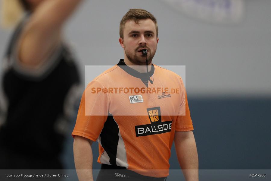 Schiedsrichter, Fabian Bergmann, Hans-Wilhelm-Renkhoff-Halle, Marktheidenfeld, 29.01.2022, DBB, sport, action, Januar 2022, Saison 2021/2022, HRN, RLD, Regionalliga Damen HR-Nord, Basketball, Regionalliga, BG Litzendorf, TV Marktheidenfeld - Bild-ID: 2317203