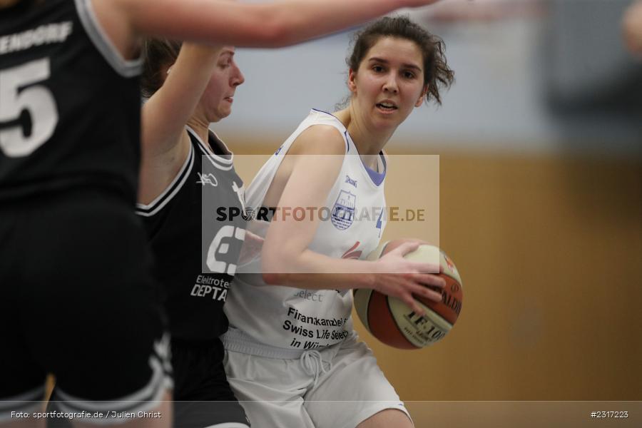 Eva Barthel, Hans-Wilhelm-Renkhoff-Halle, Marktheidenfeld, 29.01.2022, DBB, sport, action, Januar 2022, Saison 2021/2022, HRN, RLD, Regionalliga Damen HR-Nord, Basketball, Regionalliga, BG Litzendorf, TV Marktheidenfeld - Bild-ID: 2317223