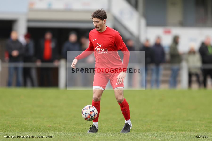 Konrad Scholz, Sportplatz Duivenallee, Gemünden, 30.01.2022, BFV, sport, action, Januar 2022, Saison 2021/2022, Bezirksfreundschaftsspiele, FCV, FVGS, 1. FC Viktoria Untererthal, FV Gemünden/Seifriedsburg - Bild-ID: 2317254