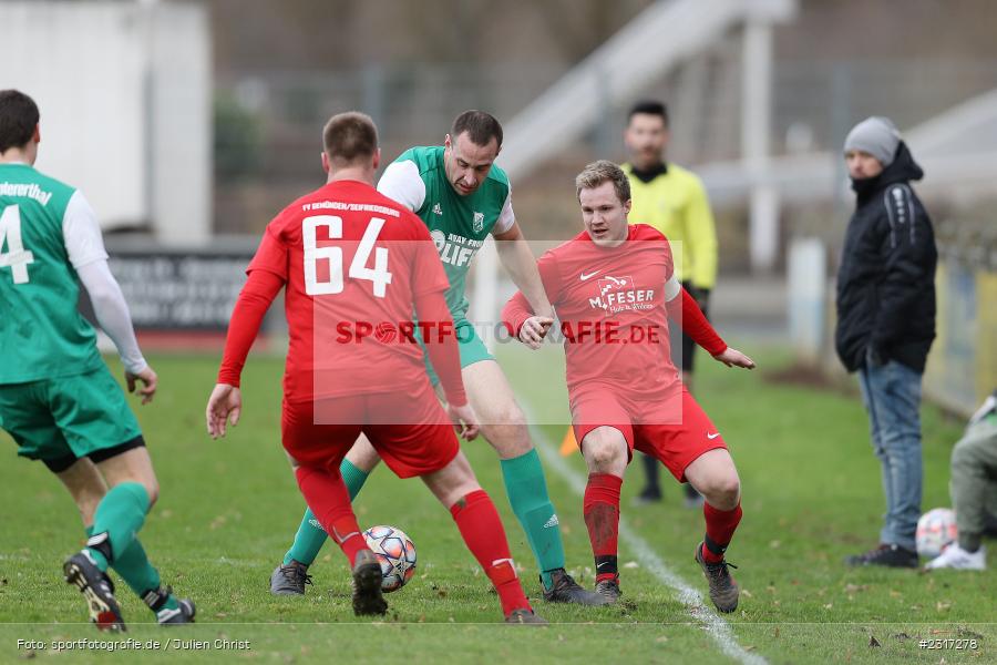 Simon Hereth, Sportplatz Duivenallee, Gemünden, 30.01.2022, BFV, sport, action, Januar 2022, Saison 2021/2022, Bezirksfreundschaftsspiele, FCV, FVGS, 1. FC Viktoria Untererthal, FV Gemünden/Seifriedsburg - Bild-ID: 2317278