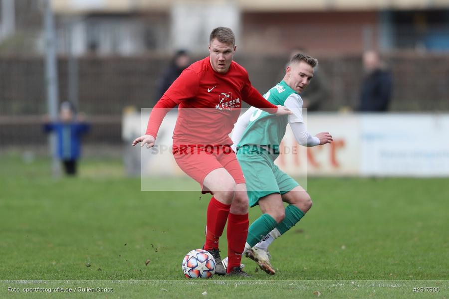 David Vogt, Sportplatz Duivenallee, Gemünden, 30.01.2022, BFV, sport, action, Januar 2022, Saison 2021/2022, Bezirksfreundschaftsspiele, FCV, FVGS, 1. FC Viktoria Untererthal, FV Gemünden/Seifriedsburg - Bild-ID: 2317300