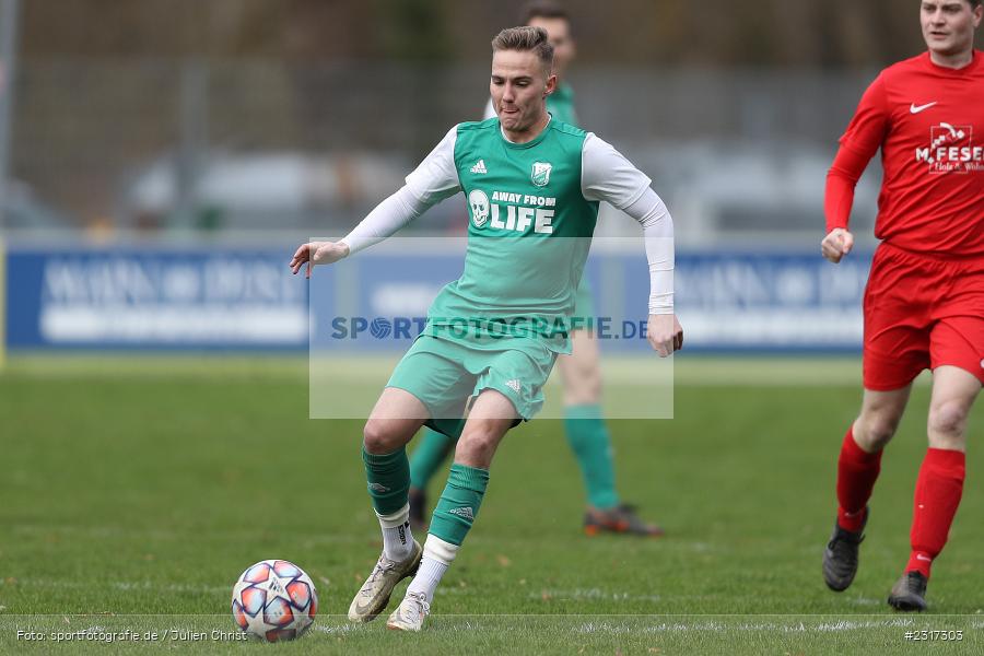 Maurice Pache, Sportplatz Duivenallee, Gemünden, 30.01.2022, BFV, sport, action, Januar 2022, Saison 2021/2022, Bezirksfreundschaftsspiele, FCV, FVGS, 1. FC Viktoria Untererthal, FV Gemünden/Seifriedsburg - Bild-ID: 2317303