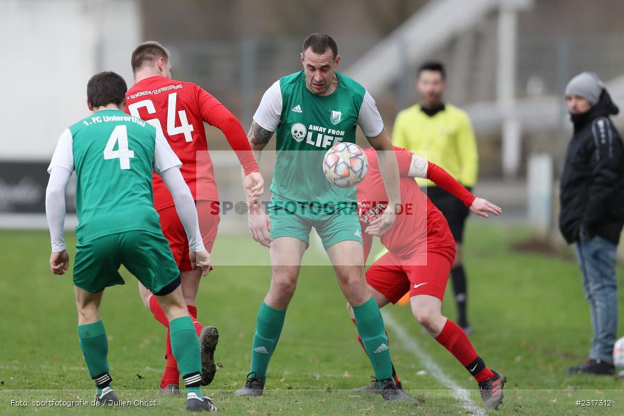 Simon Hereth, Sportplatz Duivenallee, Gemünden, 30.01.2022, BFV, sport, action, Januar 2022, Saison 2021/2022, Bezirksfreundschaftsspiele, FCV, FVGS, 1. FC Viktoria Untererthal, FV Gemünden/Seifriedsburg - Bild-ID: 2317312