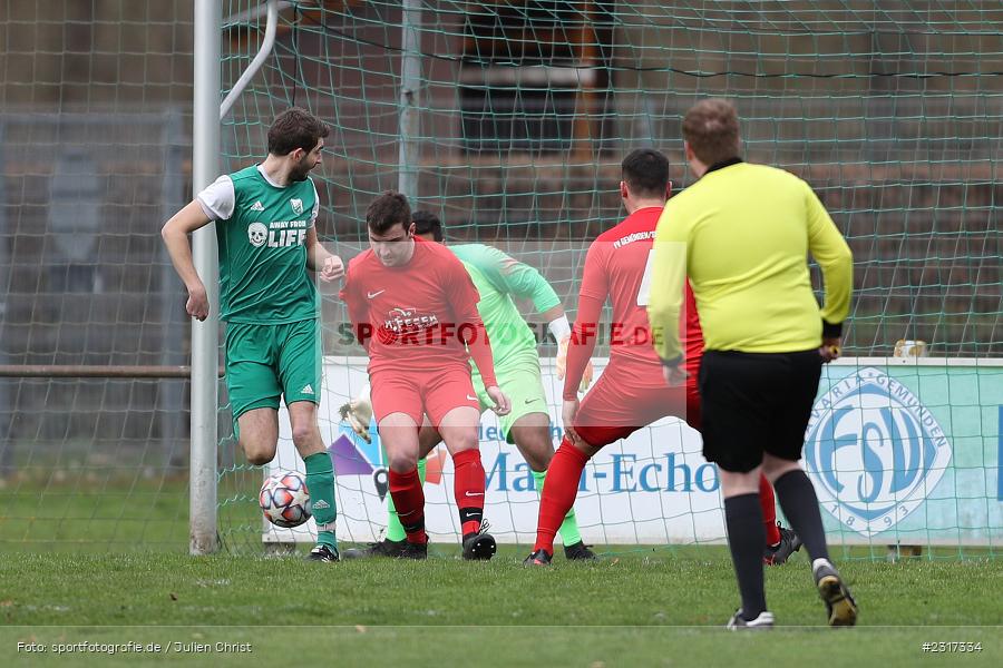 Maurice Fella, Sportplatz Duivenallee, Gemünden, 30.01.2022, BFV, sport, action, Januar 2022, Saison 2021/2022, Bezirksfreundschaftsspiele, FCV, FVGS, 1. FC Viktoria Untererthal, FV Gemünden/Seifriedsburg - Bild-ID: 2317334