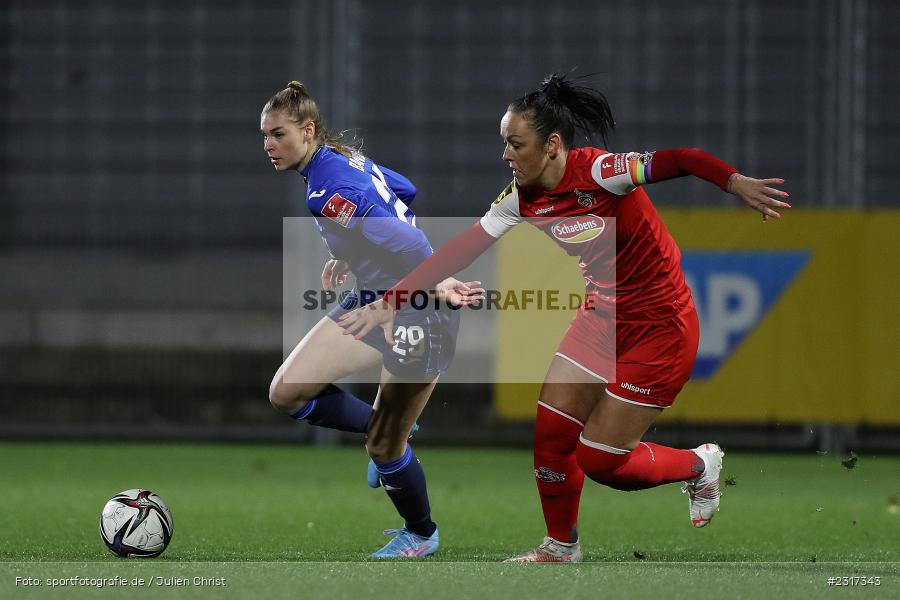 Jule Brand, Dietmar-Hopp-Stadion, Sinsheim, 04.02.2022, DFB, sport, action, Februar 2022, Saison 2021/2022, FLYERALARM Frauen-Bundesliga, FFBL, FCK, TSG, 1. FC Köln, TSG 1899 Hoffenheim - Bild-ID: 2317343 Jule Brand, Dietmar-Hopp-Stadion, Sinsheim, 04.02.2022, DFB, sport, action, Februar 2022, Saison 2021/2022, FLYERALARM Frauen-Bundesliga, FFBL, FCK, TSG, 1. FC Köln, TSG 1899 Hoffenheim - Bild-ID: 2317343