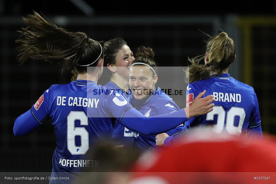 Freude, Torjubel, Nicole Billa, Dietmar-Hopp-Stadion, Sinsheim, 04.02.2022, DFB, sport, action, Februar 2022, Saison 2021/2022, FLYERALARM Frauen-Bundesliga, FFBL, FCK, TSG, 1. FC Köln, TSG 1899 Hoffenheim - Bild-ID: 2317347 Freude, Torjubel, Nicole Billa, Dietmar-Hopp-Stadion, Sinsheim, 04.02.2022, DFB, sport, action, Februar 2022, Saison 2021/2022, FLYERALARM Frauen-Bundesliga, FFBL, FCK, TSG, 1. FC Köln, TSG 1899 Hoffenheim - Bild-ID: 2317347