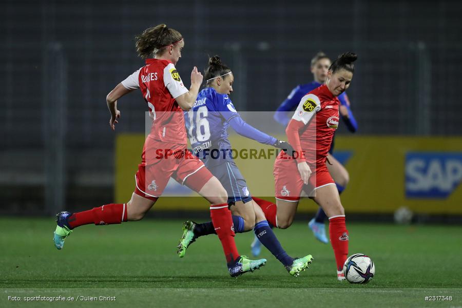 Nicole Billa, Dietmar-Hopp-Stadion, Sinsheim, 04.02.2022, DFB, sport, action, Februar 2022, Saison 2021/2022, FLYERALARM Frauen-Bundesliga, FFBL, FCK, TSG, 1. FC Köln, TSG 1899 Hoffenheim - Bild-ID: 2317348 Nicole Billa, Dietmar-Hopp-Stadion, Sinsheim, 04.02.2022, DFB, sport, action, Februar 2022, Saison 2021/2022, FLYERALARM Frauen-Bundesliga, FFBL, FCK, TSG, 1. FC Köln, TSG 1899 Hoffenheim - Bild-ID: 2317348