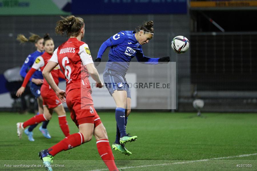 Nicole Billa, Dietmar-Hopp-Stadion, Sinsheim, 04.02.2022, DFB, sport, action, Februar 2022, Saison 2021/2022, FLYERALARM Frauen-Bundesliga, FFBL, FCK, TSG, 1. FC Köln, TSG 1899 Hoffenheim - Bild-ID: 2317353 Nicole Billa, Dietmar-Hopp-Stadion, Sinsheim, 04.02.2022, DFB, sport, action, Februar 2022, Saison 2021/2022, FLYERALARM Frauen-Bundesliga, FFBL, FCK, TSG, 1. FC Köln, TSG 1899 Hoffenheim - Bild-ID: 2317353