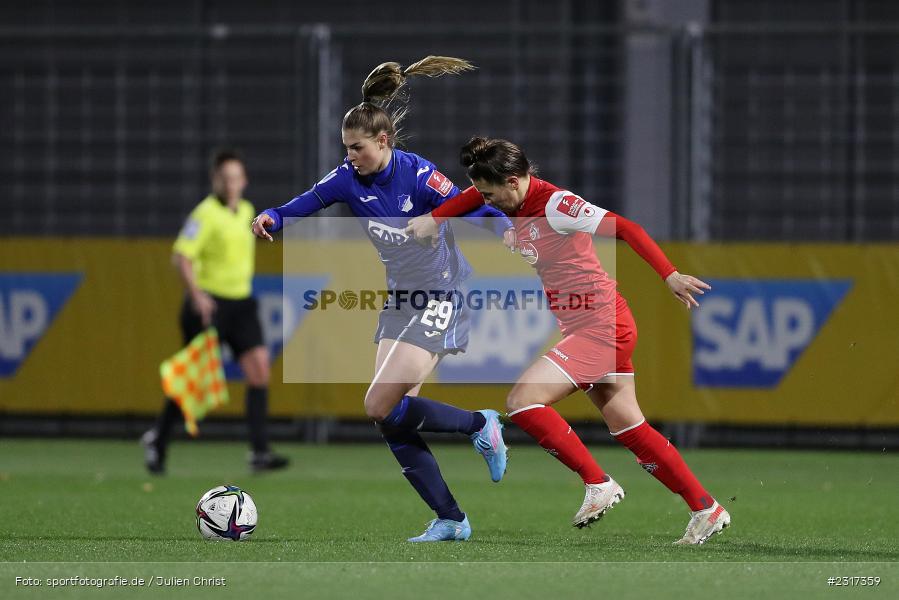 Jule Brand, Dietmar-Hopp-Stadion, Sinsheim, 04.02.2022, DFB, sport, action, Februar 2022, Saison 2021/2022, FLYERALARM Frauen-Bundesliga, FFBL, FCK, TSG, 1. FC Köln, TSG 1899 Hoffenheim - Bild-ID: 2317359 Jule Brand, Dietmar-Hopp-Stadion, Sinsheim, 04.02.2022, DFB, sport, action, Februar 2022, Saison 2021/2022, FLYERALARM Frauen-Bundesliga, FFBL, FCK, TSG, 1. FC Köln, TSG 1899 Hoffenheim - Bild-ID: 2317359