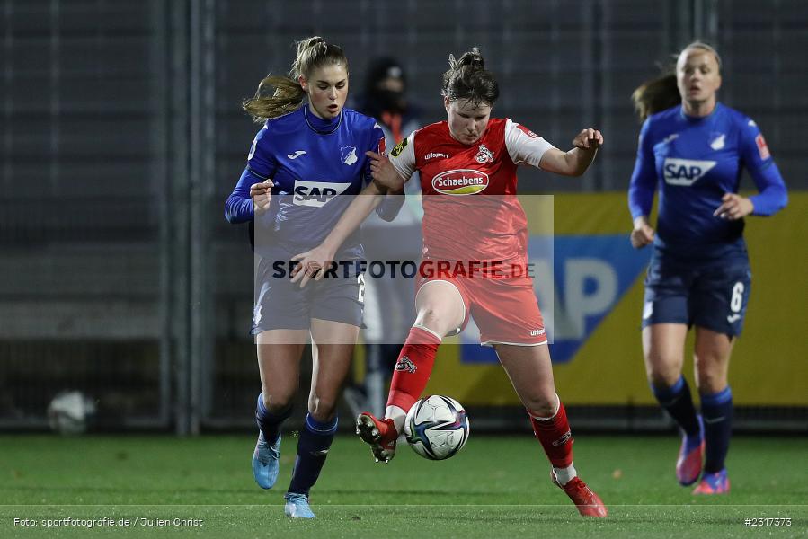 Jule Brand, Dietmar-Hopp-Stadion, Sinsheim, 04.02.2022, DFB, sport, action, Februar 2022, Saison 2021/2022, FLYERALARM Frauen-Bundesliga, FFBL, FCK, TSG, 1. FC Köln, TSG 1899 Hoffenheim - Bild-ID: 2317373 Jule Brand, Dietmar-Hopp-Stadion, Sinsheim, 04.02.2022, DFB, sport, action, Februar 2022, Saison 2021/2022, FLYERALARM Frauen-Bundesliga, FFBL, FCK, TSG, 1. FC Köln, TSG 1899 Hoffenheim - Bild-ID: 2317373