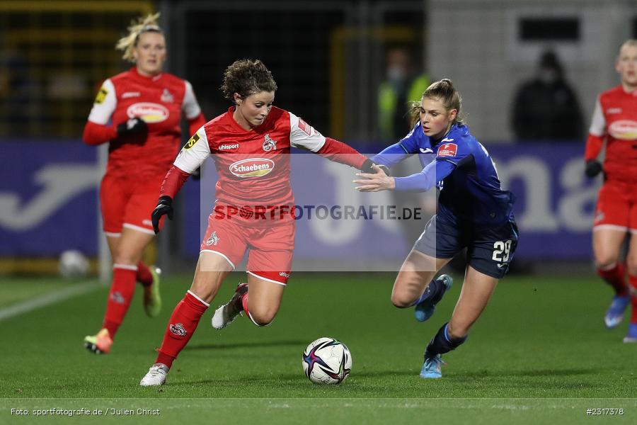 Anja Pfluger, Dietmar-Hopp-Stadion, Sinsheim, 04.02.2022, DFB, sport, action, Februar 2022, Saison 2021/2022, FLYERALARM Frauen-Bundesliga, FFBL, FCK, TSG, 1. FC Köln, TSG 1899 Hoffenheim - Bild-ID: 2317378 Anja Pfluger, Dietmar-Hopp-Stadion, Sinsheim, 04.02.2022, DFB, sport, action, Februar 2022, Saison 2021/2022, FLYERALARM Frauen-Bundesliga, FFBL, FCK, TSG, 1. FC Köln, TSG 1899 Hoffenheim - Bild-ID: 2317378