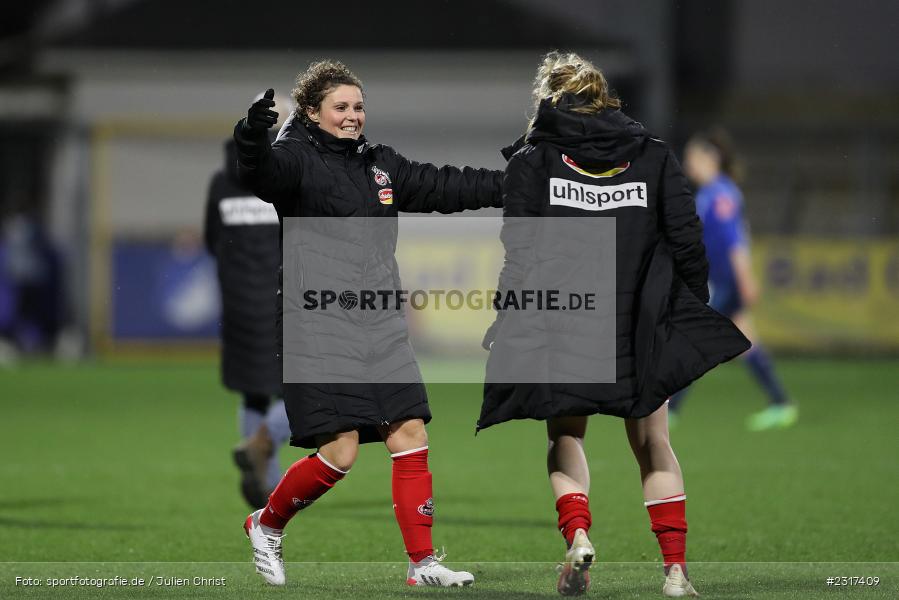 offene Arme, Freude, Anja Pfluger, Dietmar-Hopp-Stadion, Sinsheim, 04.02.2022, DFB, sport, action, Februar 2022, Saison 2021/2022, FLYERALARM Frauen-Bundesliga, FFBL, FCK, TSG, 1. FC Köln, TSG 1899 Hoffenheim - Bild-ID: 2317409 offene Arme, Freude, Anja Pfluger, Dietmar-Hopp-Stadion, Sinsheim, 04.02.2022, DFB, sport, action, Februar 2022, Saison 2021/2022, FLYERALARM Frauen-Bundesliga, FFBL, FCK, TSG, 1. FC Köln, TSG 1899 Hoffenheim - Bild-ID: 2317409