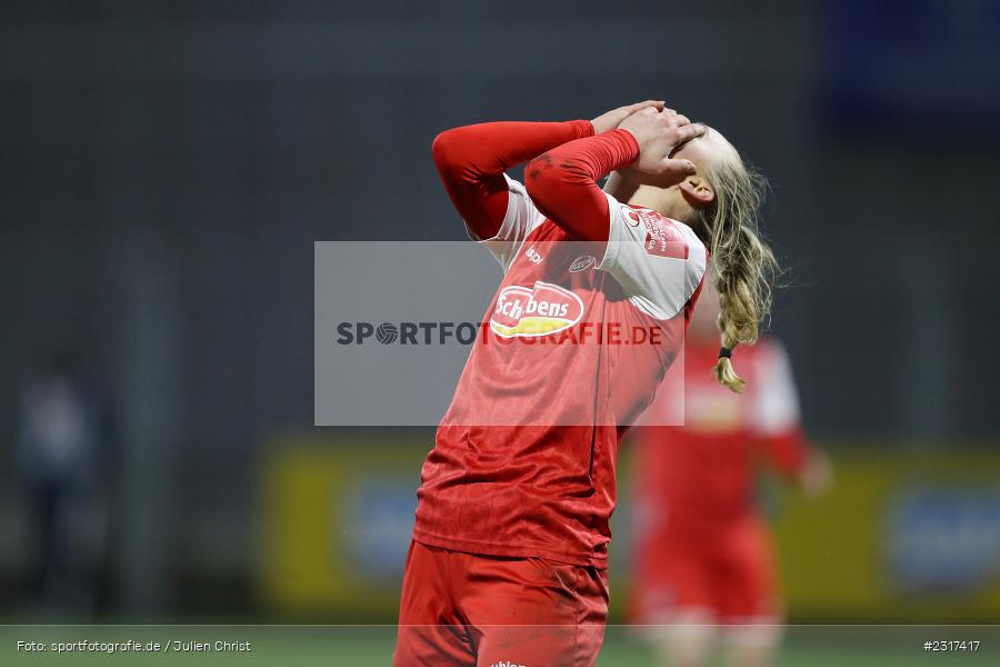 Hände, Arme, gestikuliert, Enttäuscht, Hadern, Weronika Zawistowska, Dietmar-Hopp-Stadion, Sinsheim, 04.02.2022, DFB, sport, action, Februar 2022, Saison 2021/2022, FLYERALARM Frauen-Bundesliga, FFBL, FCK, TSG, 1. FC Köln, TSG 1899 Hoffenheim - Bild-ID: 2317417