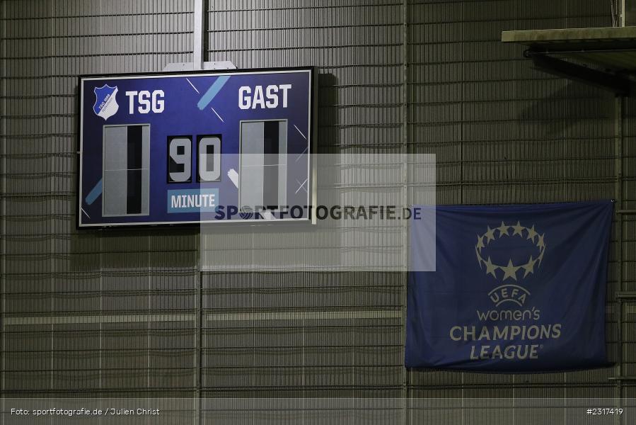 Infotafel, Anzeigetafel, Dietmar-Hopp-Stadion, Sinsheim, 04.02.2022, DFB, sport, action, Februar 2022, Saison 2021/2022, FLYERALARM Frauen-Bundesliga, FFBL, FCK, TSG, 1. FC Köln, TSG 1899 Hoffenheim - Bild-ID: 2317419 Infotafel, Anzeigetafel, Dietmar-Hopp-Stadion, Sinsheim, 04.02.2022, DFB, sport, action, Februar 2022, Saison 2021/2022, FLYERALARM Frauen-Bundesliga, FFBL, FCK, TSG, 1. FC Köln, TSG 1899 Hoffenheim - Bild-ID: 2317419