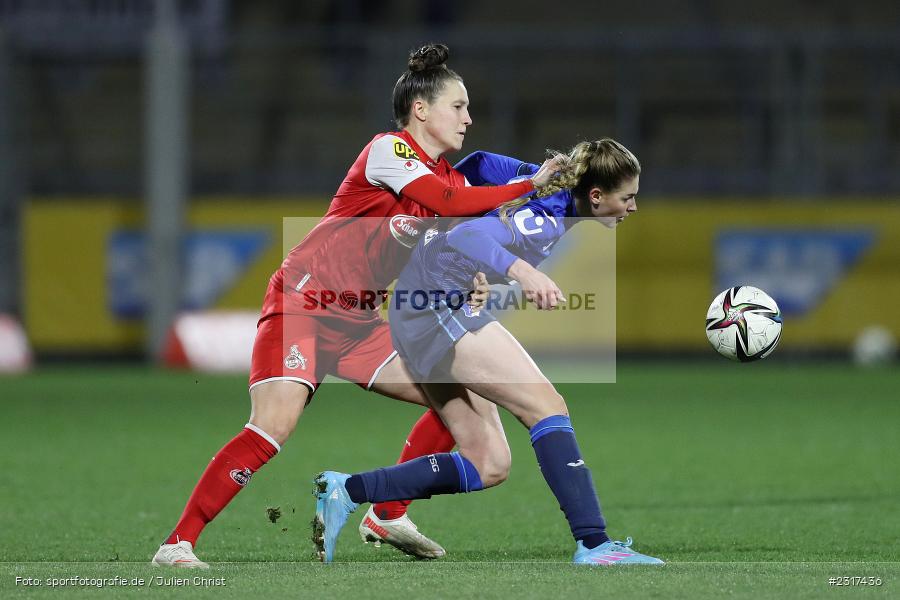 Sabrina Horvat, Dietmar-Hopp-Stadion, Sinsheim, 04.02.2022, DFB, sport, action, Februar 2022, Saison 2021/2022, FLYERALARM Frauen-Bundesliga, FFBL, FCK, TSG, 1. FC Köln, TSG 1899 Hoffenheim - Bild-ID: 2317436