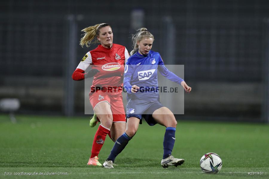 Judith Steinert, Dietmar-Hopp-Stadion, Sinsheim, 04.02.2022, DFB, sport, action, Februar 2022, Saison 2021/2022, FLYERALARM Frauen-Bundesliga, FFBL, FCK, TSG, 1. FC Köln, TSG 1899 Hoffenheim - Bild-ID: 2317437