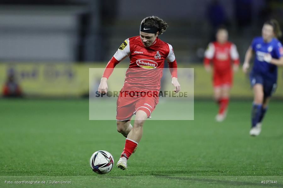 Alicia-Sophie Gudorf, Dietmar-Hopp-Stadion, Sinsheim, 04.02.2022, DFB, sport, action, Februar 2022, Saison 2021/2022, FLYERALARM Frauen-Bundesliga, FFBL, FCK, TSG, 1. FC Köln, TSG 1899 Hoffenheim - Bild-ID: 2317441