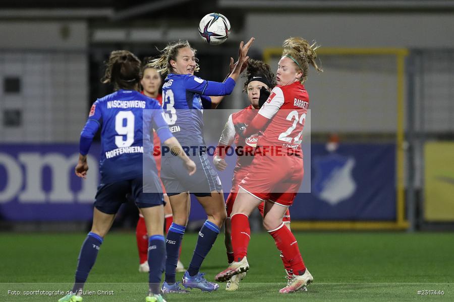 Fabienne Dongus, Dietmar-Hopp-Stadion, Sinsheim, 04.02.2022, DFB, sport, action, Februar 2022, Saison 2021/2022, FLYERALARM Frauen-Bundesliga, FFBL, FCK, TSG, 1. FC Köln, TSG 1899 Hoffenheim - Bild-ID: 2317446