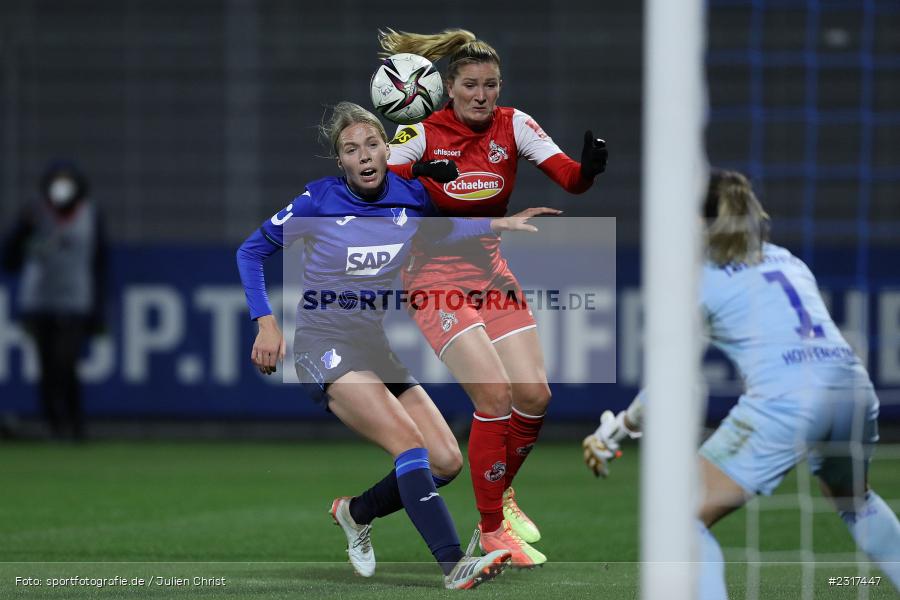 Celina Degen, Dietmar-Hopp-Stadion, Sinsheim, 04.02.2022, DFB, sport, action, Februar 2022, Saison 2021/2022, FLYERALARM Frauen-Bundesliga, FFBL, FCK, TSG, 1. FC Köln, TSG 1899 Hoffenheim - Bild-ID: 2317447