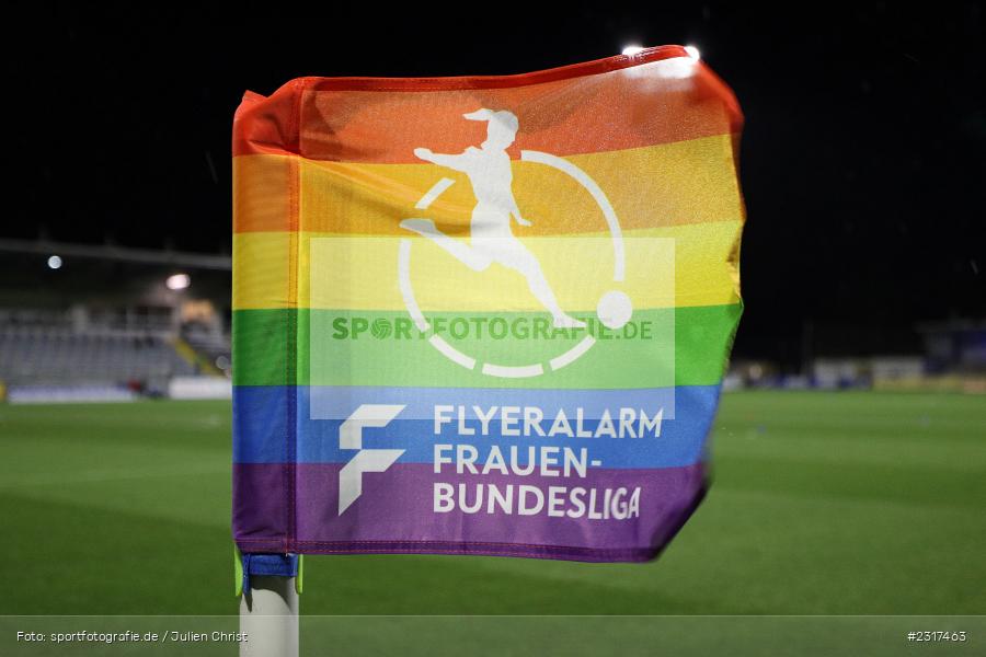 Pitch, Stadion, Flutlicht, Regenbogen, Eckfahne, Symbolbild, Dietmar-Hopp-Stadion, Sinsheim, 04.02.2022, DFB, sport, action, Februar 2022, Saison 2021/2022, FLYERALARM Frauen-Bundesliga, FFBL, FCK, TSG, 1. FC Köln, TSG 1899 Hoffenheim - Bild-ID: 2317463 Pitch, Stadion, Flutlicht, Regenbogen, Eckfahne, Symbolbild, Dietmar-Hopp-Stadion, Sinsheim, 04.02.2022, DFB, sport, action, Februar 2022, Saison 2021/2022, FLYERALARM Frauen-Bundesliga, FFBL, FCK, TSG, 1. FC Köln, TSG 1899 Hoffenheim - Bild-ID: 2317463