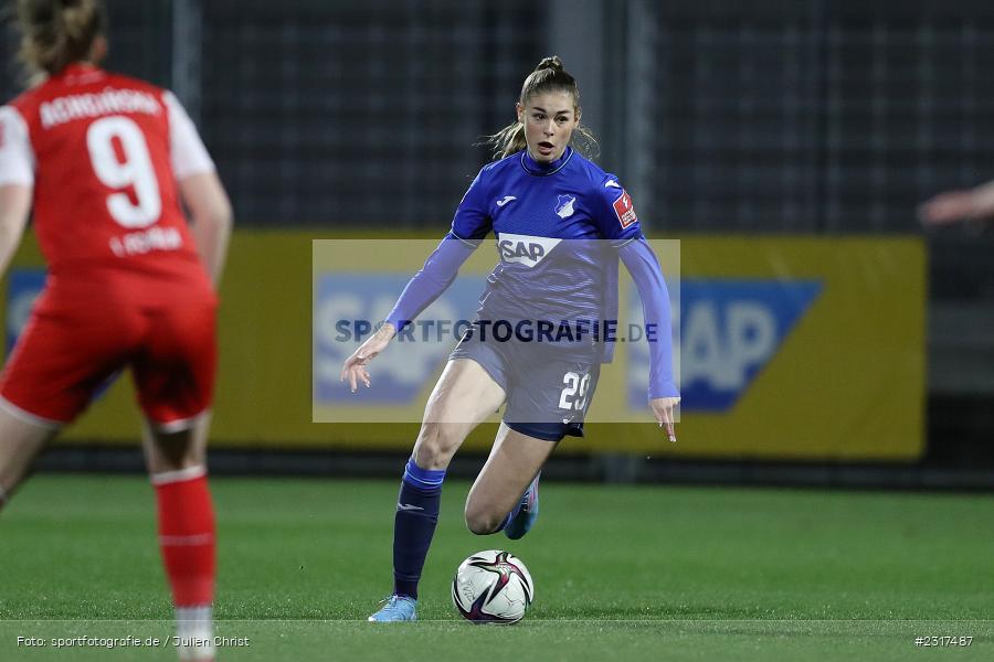 Jule Brand, Dietmar-Hopp-Stadion, Sinsheim, 04.02.2022, DFB, sport, action, Februar 2022, Saison 2021/2022, FLYERALARM Frauen-Bundesliga, FFBL, FCK, TSG, 1. FC Köln, TSG 1899 Hoffenheim - Bild-ID: 2317487 Jule Brand, Dietmar-Hopp-Stadion, Sinsheim, 04.02.2022, DFB, sport, action, Februar 2022, Saison 2021/2022, FLYERALARM Frauen-Bundesliga, FFBL, FCK, TSG, 1. FC Köln, TSG 1899 Hoffenheim - Bild-ID: 2317487
