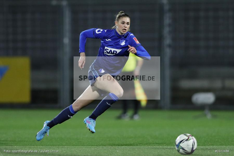 Jule Brand, Dietmar-Hopp-Stadion, Sinsheim, 04.02.2022, DFB, sport, action, Februar 2022, Saison 2021/2022, FLYERALARM Frauen-Bundesliga, FFBL, FCK, TSG, 1. FC Köln, TSG 1899 Hoffenheim - Bild-ID: 2317488 Jule Brand, Dietmar-Hopp-Stadion, Sinsheim, 04.02.2022, DFB, sport, action, Februar 2022, Saison 2021/2022, FLYERALARM Frauen-Bundesliga, FFBL, FCK, TSG, 1. FC Köln, TSG 1899 Hoffenheim - Bild-ID: 2317488