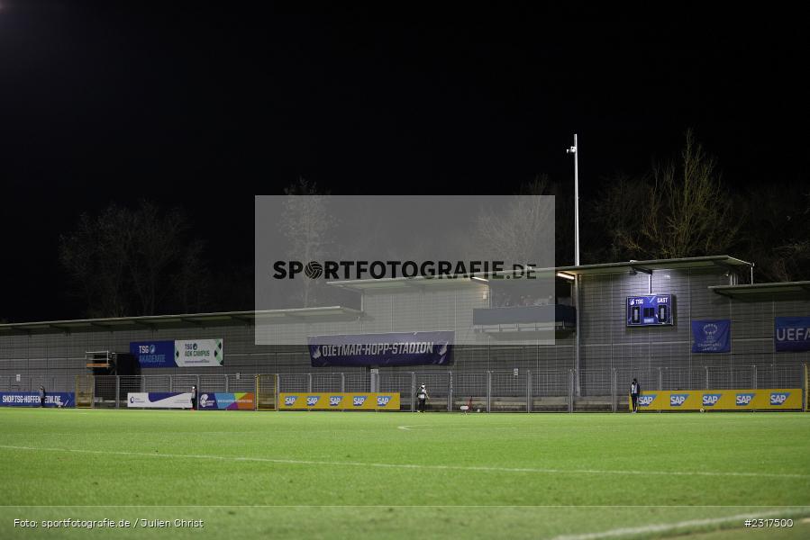 Pitch, Stadion, Dietmar-Hopp-Stadion, Sinsheim, 04.02.2022, DFB, sport, action, Februar 2022, Saison 2021/2022, FLYERALARM Frauen-Bundesliga, FFBL, FCK, TSG, 1. FC Köln, TSG 1899 Hoffenheim - Bild-ID: 2317500