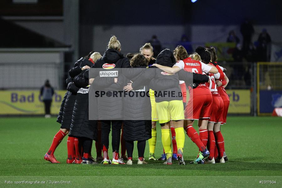 Mannschaftskreis, Dietmar-Hopp-Stadion, Sinsheim, 04.02.2022, DFB, sport, action, Februar 2022, Saison 2021/2022, FLYERALARM Frauen-Bundesliga, FFBL, FCK, TSG, 1. FC Köln, TSG 1899 Hoffenheim - Bild-ID: 2317504