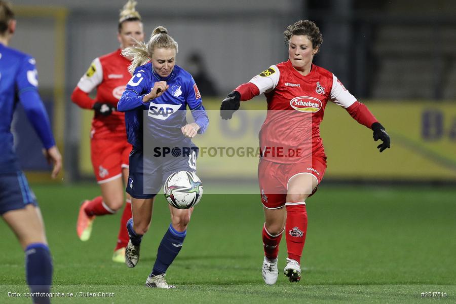Judith Steinert, Dietmar-Hopp-Stadion, Sinsheim, 04.02.2022, DFB, sport, action, Februar 2022, Saison 2021/2022, FLYERALARM Frauen-Bundesliga, FFBL, FCK, TSG, 1. FC Köln, TSG 1899 Hoffenheim - Bild-ID: 2317516 Judith Steinert, Dietmar-Hopp-Stadion, Sinsheim, 04.02.2022, DFB, sport, action, Februar 2022, Saison 2021/2022, FLYERALARM Frauen-Bundesliga, FFBL, FCK, TSG, 1. FC Köln, TSG 1899 Hoffenheim - Bild-ID: 2317516