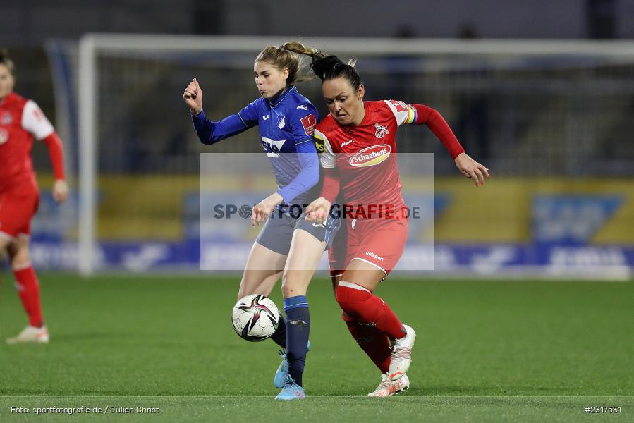 Peggy Kuznik, Dietmar-Hopp-Stadion, Sinsheim, 04.02.2022, DFB, sport, action, Februar 2022, Saison 2021/2022, FLYERALARM Frauen-Bundesliga, FFBL, FCK, TSG, 1. FC Köln, TSG 1899 Hoffenheim - Bild-ID: 2317531