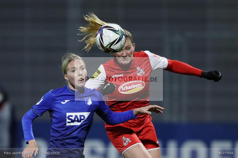 Rachel Rinast, Dietmar-Hopp-Stadion, Sinsheim, 04.02.2022, DFB, sport, action, Februar 2022, Saison 2021/2022, FLYERALARM Frauen-Bundesliga, FFBL, FCK, TSG, 1. FC Köln, TSG 1899 Hoffenheim - Bild-ID: 2317534