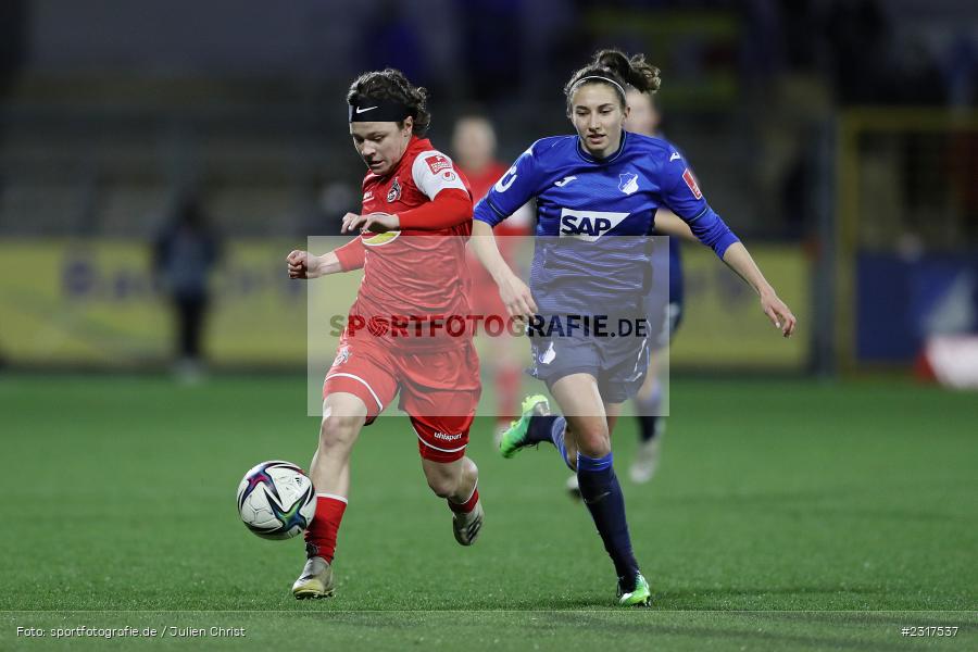 Alicia-Sophie Gudorf, Dietmar-Hopp-Stadion, Sinsheim, 04.02.2022, DFB, sport, action, Februar 2022, Saison 2021/2022, FLYERALARM Frauen-Bundesliga, FFBL, FCK, TSG, 1. FC Köln, TSG 1899 Hoffenheim - Bild-ID: 2317537