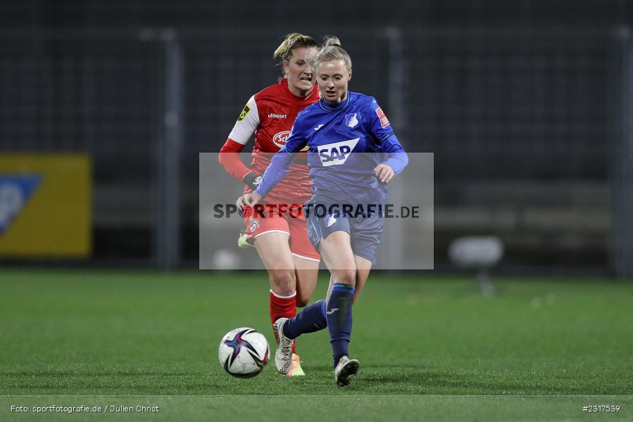 Judith Steinert, Dietmar-Hopp-Stadion, Sinsheim, 04.02.2022, DFB, sport, action, Februar 2022, Saison 2021/2022, FLYERALARM Frauen-Bundesliga, FFBL, FCK, TSG, 1. FC Köln, TSG 1899 Hoffenheim - Bild-ID: 2317539