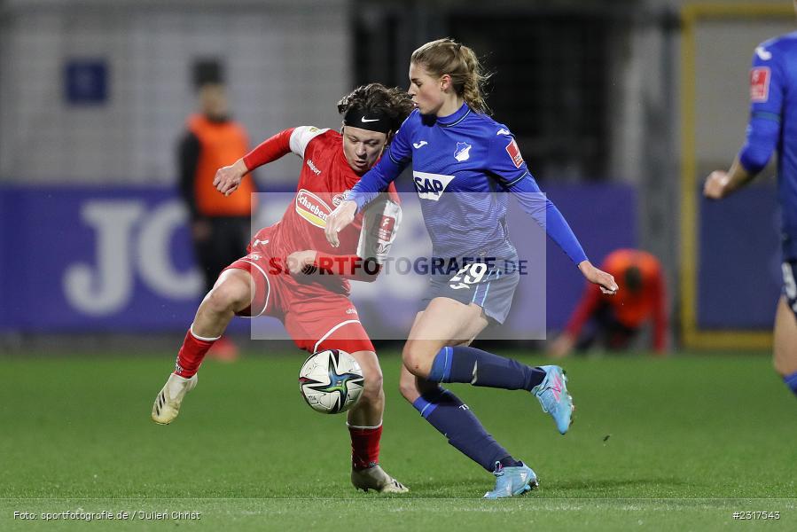 Alicia-Sophie Gudorf, Dietmar-Hopp-Stadion, Sinsheim, 04.02.2022, DFB, sport, action, Februar 2022, Saison 2021/2022, FLYERALARM Frauen-Bundesliga, FFBL, FCK, TSG, 1. FC Köln, TSG 1899 Hoffenheim - Bild-ID: 2317543
