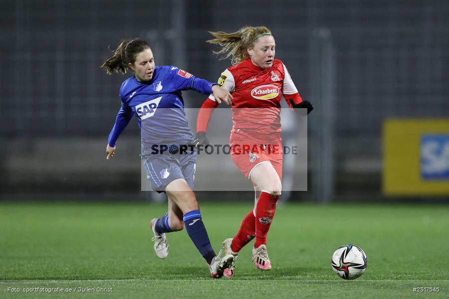 Amber Barrett, Dietmar-Hopp-Stadion, Sinsheim, 04.02.2022, DFB, sport, action, Februar 2022, Saison 2021/2022, FLYERALARM Frauen-Bundesliga, FFBL, FCK, TSG, 1. FC Köln, TSG 1899 Hoffenheim - Bild-ID: 2317545 Amber Barrett, Dietmar-Hopp-Stadion, Sinsheim, 04.02.2022, DFB, sport, action, Februar 2022, Saison 2021/2022, FLYERALARM Frauen-Bundesliga, FFBL, FCK, TSG, 1. FC Köln, TSG 1899 Hoffenheim - Bild-ID: 2317545