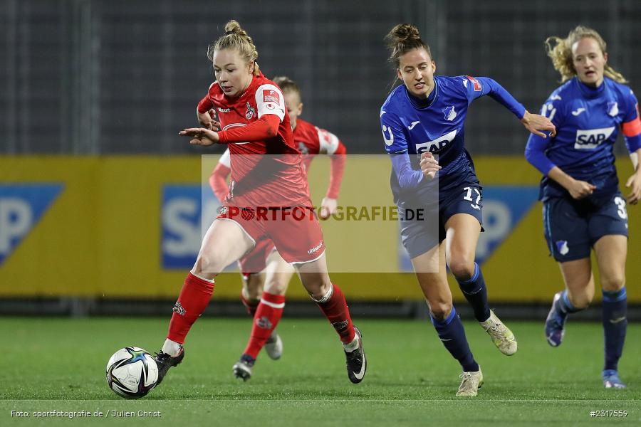 Weronika Zawistowska, Dietmar-Hopp-Stadion, Sinsheim, 04.02.2022, DFB, sport, action, Februar 2022, Saison 2021/2022, FLYERALARM Frauen-Bundesliga, FFBL, FCK, TSG, 1. FC Köln, TSG 1899 Hoffenheim - Bild-ID: 2317559