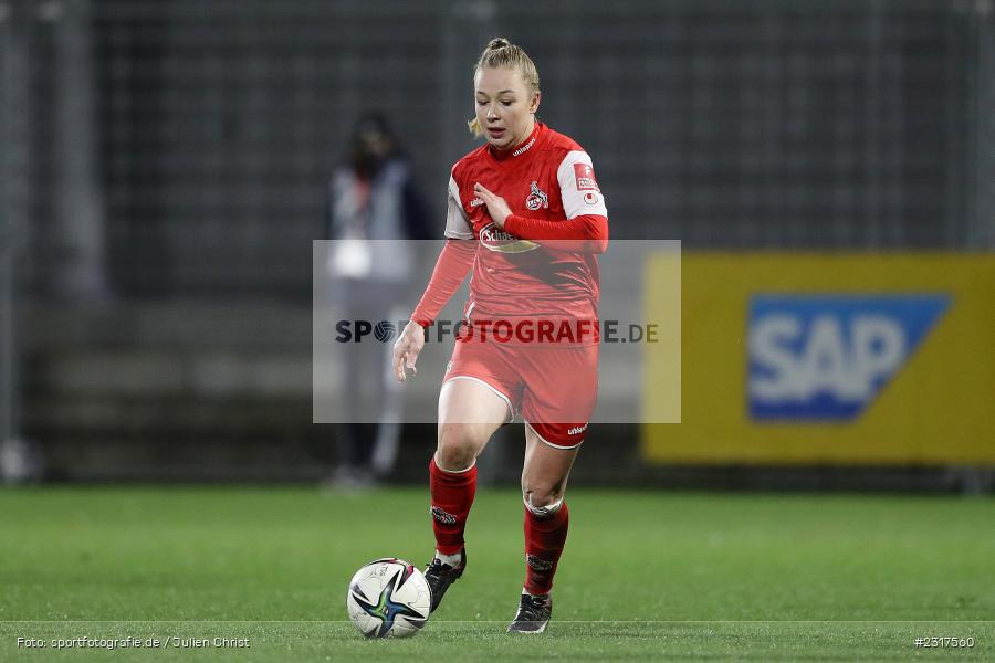 Weronika Zawistowska, Dietmar-Hopp-Stadion, Sinsheim, 04.02.2022, DFB, sport, action, Februar 2022, Saison 2021/2022, FLYERALARM Frauen-Bundesliga, FFBL, FCK, TSG, 1. FC Köln, TSG 1899 Hoffenheim - Bild-ID: 2317560