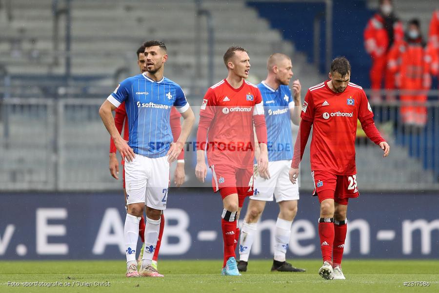 Klaus Gjasula, Merck-Stadion am Böllenfalltor, Darmstadt, 06.02.2022, DFL, sport, action, Februar 2022, Saison 2021/2022, 2. Bundesliga, HSV, SV98, Hamburger SV, SV Darmstadt 98 - Bild-ID: 2317586