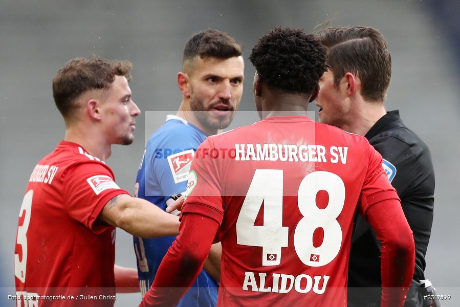 Klaus Gjasula, Merck-Stadion am Böllenfalltor, Darmstadt, 06.02.2022, DFL, sport, action, Februar 2022, Saison 2021/2022, 2. Bundesliga, HSV, SV98, Hamburger SV, SV Darmstadt 98 - Bild-ID: 2317599