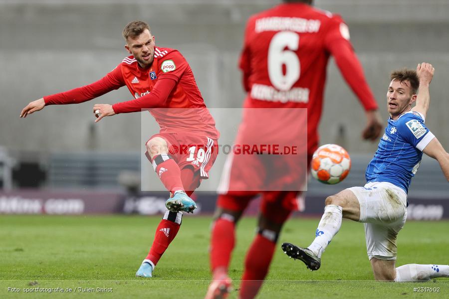 Tor, Manuel Wintzheimer, Merck-Stadion am Böllenfalltor, Darmstadt, 06.02.2022, DFL, sport, action, Februar 2022, Saison 2021/2022, 2. Bundesliga, HSV, SV98, Hamburger SV, SV Darmstadt 98 - Bild-ID: 2317602