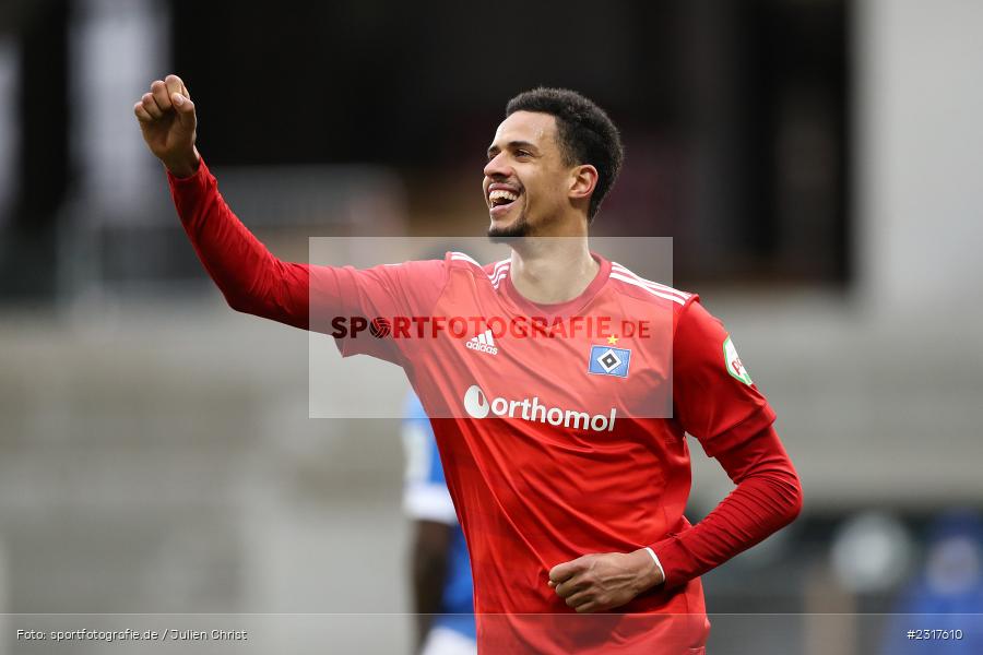 Robert Glatzel, Merck-Stadion am Böllenfalltor, Darmstadt, 06.02.2022, DFL, sport, action, Februar 2022, Saison 2021/2022, 2. Bundesliga, HSV, SV98, Hamburger SV, SV Darmstadt 98 - Bild-ID: 2317610